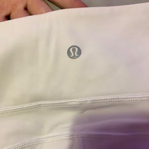 lulu lemon white leggings